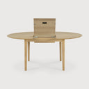 Oak Round Bok Extendable Dining Table