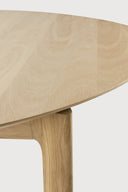 Oak Round Bok Extendable Dining Table