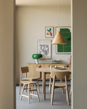 Oak Round Bok Extendable Dining Table