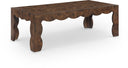 Vassa Burl Veneer Coffee Table - Brown Burl