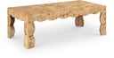 Vassa Burl Veneer Coffee Table - Natural Burl
