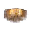 Vintage Gold Leaf Helsinki Semi Flush 26" by Corbett Lighting, view 5