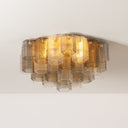 Vintage Gold Leaf Helsinki Semi Flush 26" by Corbett Lighting