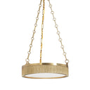 Aged Brass Lynden Pendant 15.5" by Hudson Valley