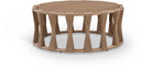 San Pietro Aluminum Outdoor Patio Coffee Table - Natural