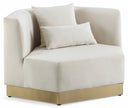 Marquis Velvet Upholstered Chair - Cream