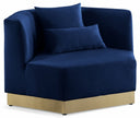 Marquis Velvet Upholstered Chair - Blue