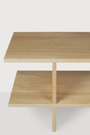 Oak Kabuki Side Table