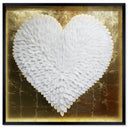 Golden Heart Feather