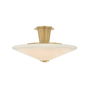 Vintage Brass Cologne Flush Mount 19.25" by Corbett Lighting, view 3