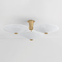 Vintage Brass Cologne Flush Mount 45.25" by Corbett Lighting, view 5