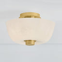 Aged Brass Dove Flush Mount 15" by Hudson Valley, view 2