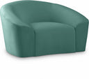 Riley Velvet Upholstered Chair - Green