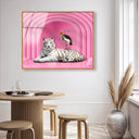 Vibrant Pink Tiger