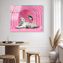 Vibrant Pink Tiger