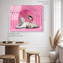 Vibrant Pink Tiger