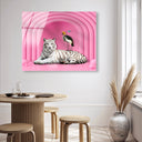 Vibrant Pink Tiger