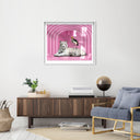 Vibrant Pink Tiger