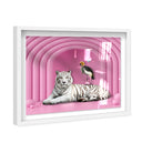 Vibrant Pink Tiger