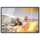 Poolside Palm Springs Couple