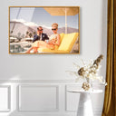 Poolside Palm Springs Couple