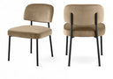 Zarelle Performance Fabric Upholstered Dining Chair - Beige