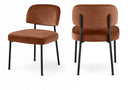 Zarelle Performance Fabric Upholstered Dining Chair - Cognac
