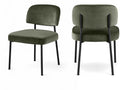 Zarelle Performance Fabric Upholstered Dining Chair - Green