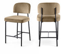 Zarelle Performance Fabric Upholstered Counter Stool - Beige