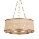 Patina Gold Leaf Haines Falls Pendant 30.25" by Hudson Valley