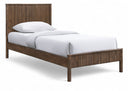Kivo Solid Wood Bed - Brown