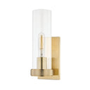 Aged Brass Briggs Wall Sconce 4.5" x 12.75" by Hudson Valley