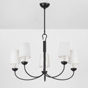 Aged Iron Montpelier Chandelier 34" by Hudson Valley, view 2