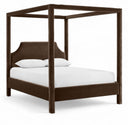 Dawson Velvet Upholstered Bed - Brown