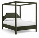 Dawson Velvet Upholstered Bed - Green