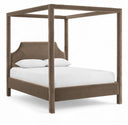 Dawson Velvet Upholstered Bed - Taupe