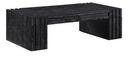 Stanton Oak Veneer And Solid Wood Coffee Table - Black
