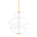 Aged Brass Palermo Pendant 19" by Hudson Valley