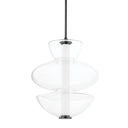 Black Nickel Palermo Pendant 19" by Hudson Valley