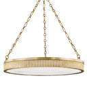 Aged Brass Lynden Chandelier 30" by Hudson Valley