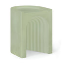 Avenda Concrete Indoor/Outdoor End Table - Green