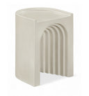 Avenda Concrete Indoor/Outdoor End Table - Taupe