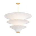 Vintage Gold Leaf Belluno Chandelier 40" by Corbett Lighting