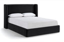 Kendall Velvet Upholstered Bed - Black