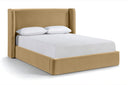 Kendall Velvet Upholstered Bed - Camel