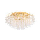 Vintage Gold Leaf Alsace Semi Flush 36" by Corbett Lighting, view 5