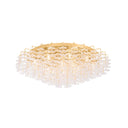 Vintage Gold Leaf Alsace Semi Flush 36" by Corbett Lighting