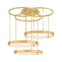 Vintage Polished Brass Chiasso Chandelier 38" by Corbett Lighting, view 2