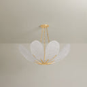 Vintage Gold Leaf Galena Chandelier 34" by Corbett Lighting