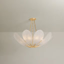 Vintage Gold Leaf Galena Chandelier 34" by Corbett Lighting, view 5